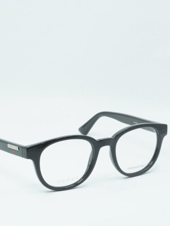 Gucci GG0769O 005 Eyeglasses Grey 50mm Round Frame main image 5